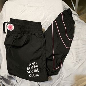 Anti Social Social Club torn apart track pants